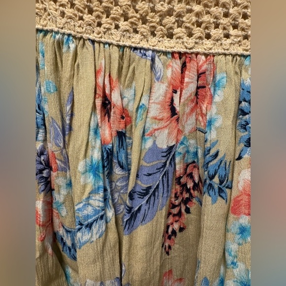 LIVING DOLL|mini boho festival flower lightweight flowy summer skirt|Size XL NWT - Picture 2 of 8